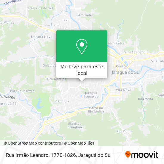 Rua Irmão Leandro, 1770-1826 mapa