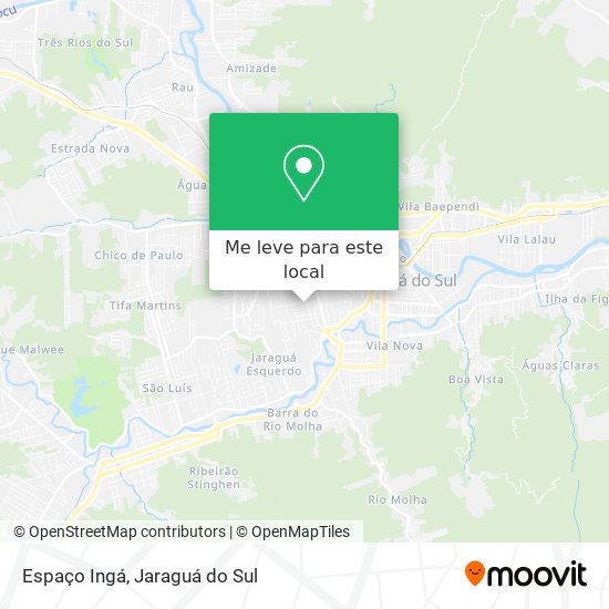 Espaço Ingá mapa