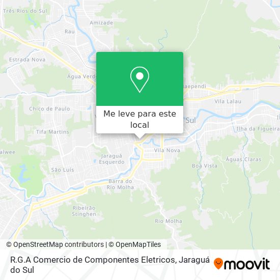 R.G.A Comercio de Componentes Eletricos mapa