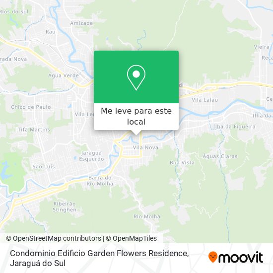 Condominio Edificio Garden Flowers Residence mapa