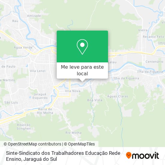 Sinte-Sindicato dos Trabalhadores Educação Rede Ensino mapa