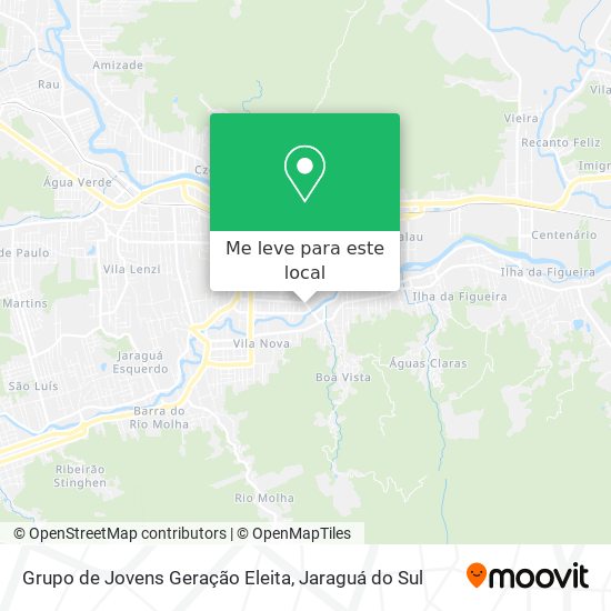 Grupo de Jovens Geração Eleita mapa