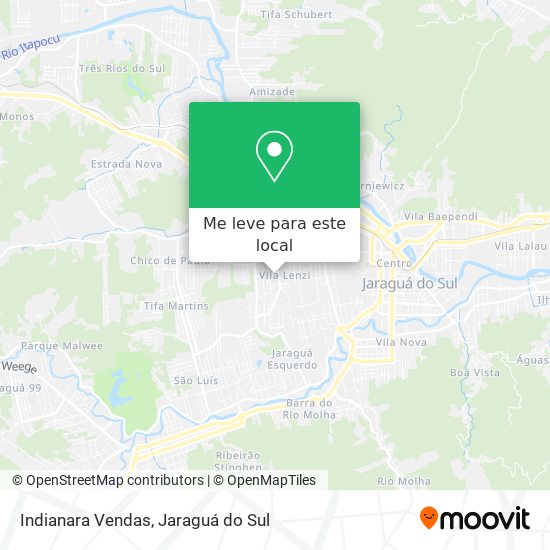 Indianara Vendas mapa