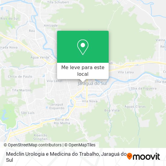 Medclin Urologia e Medicina do Trabalho mapa