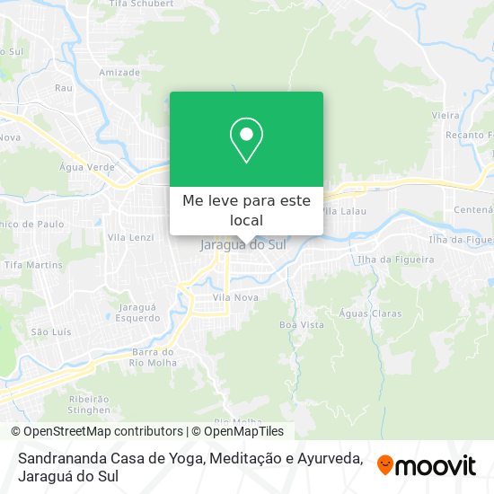 Sandrananda Casa de Yoga, Meditação e Ayurveda mapa