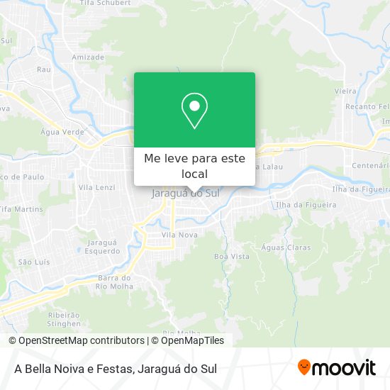 A Bella Noiva e Festas mapa