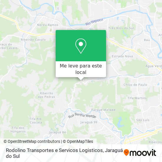 Rodolino Transportes e Servicos Logisticos mapa