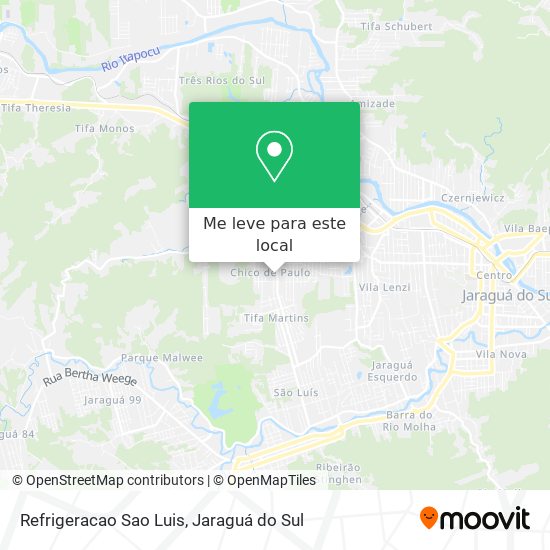 Refrigeracao Sao Luis mapa