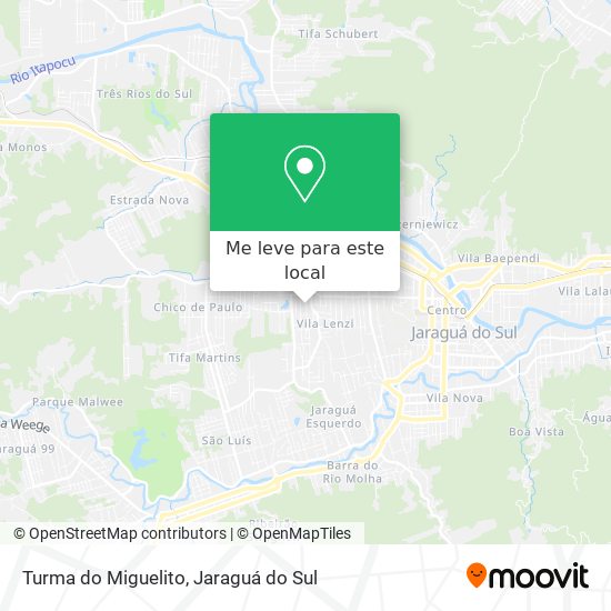 Turma do Miguelito mapa