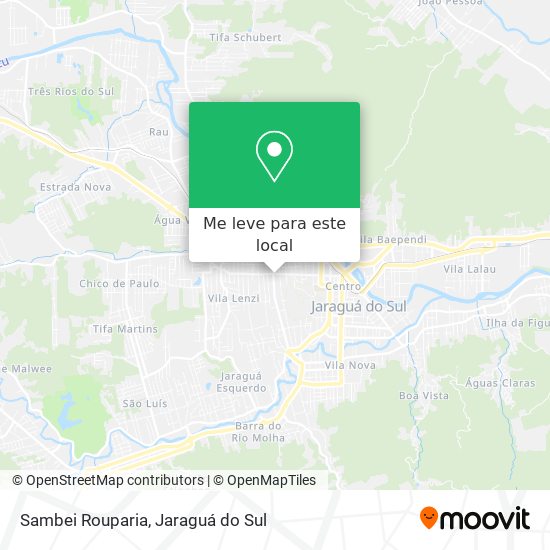 Sambei Rouparia mapa