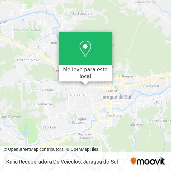 Kaliu Recuperadora De Veiculos mapa