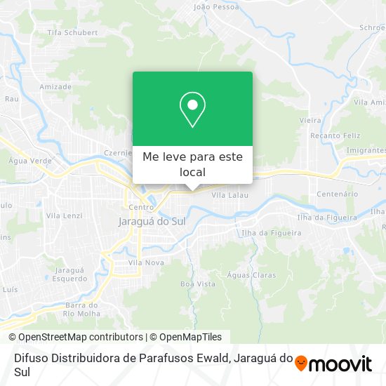 Difuso Distribuidora de Parafusos Ewald mapa