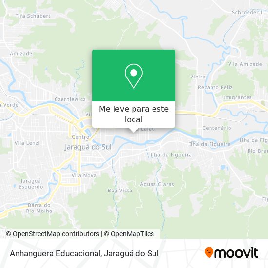 Anhanguera Educacional mapa