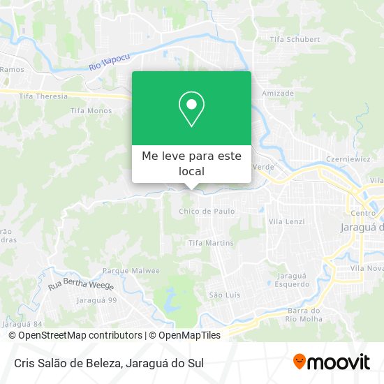 Cris Salão de Beleza mapa