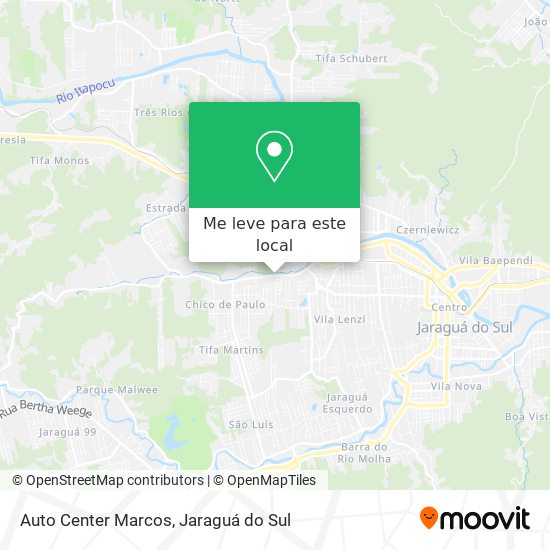 Auto Center Marcos mapa