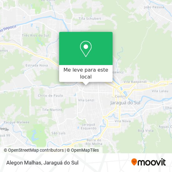 Alegon Malhas mapa