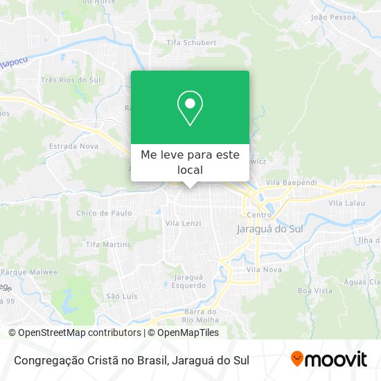 Congregação Cristã no Brasil mapa