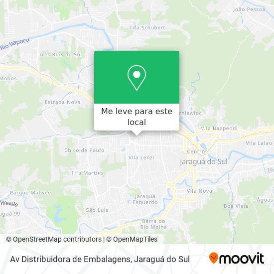 Av Distribuidora de Embalagens mapa