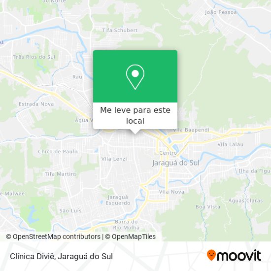 Clínica Diviê mapa