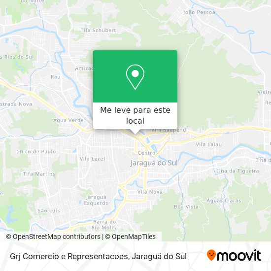 Grj Comercio e Representacoes mapa