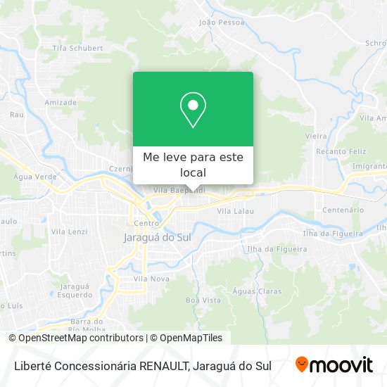 Liberté Concessionária RENAULT mapa