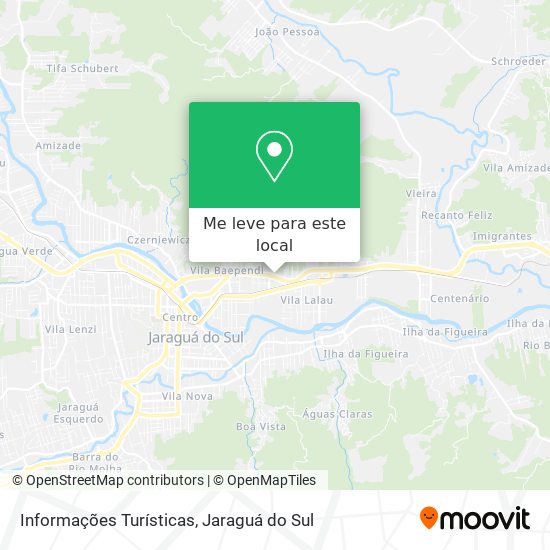 Informações Turísticas mapa