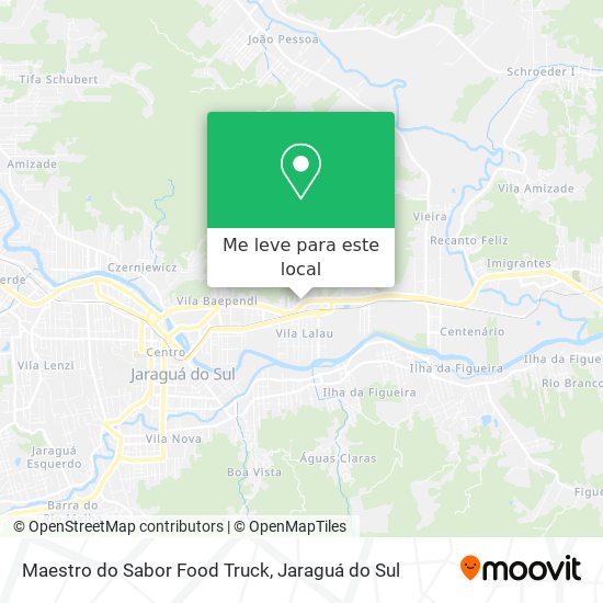 Maestro do Sabor Food Truck mapa
