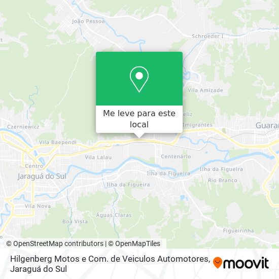 Hilgenberg Motos e Com. de Veiculos Automotores mapa