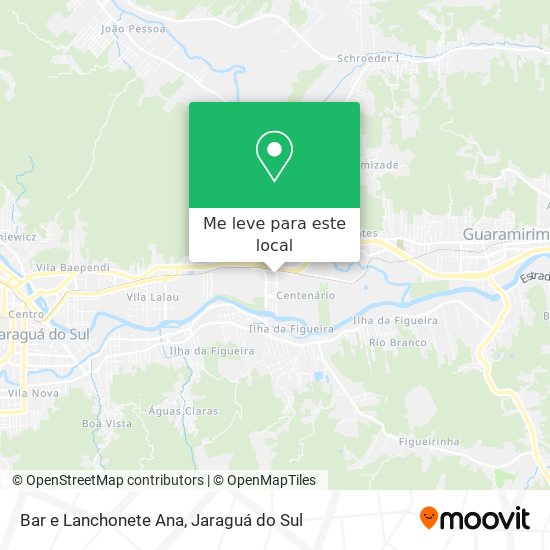 Bar e Lanchonete Ana mapa