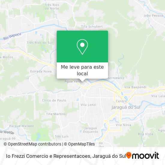 Io Frezzi Comercio e Representacoes mapa