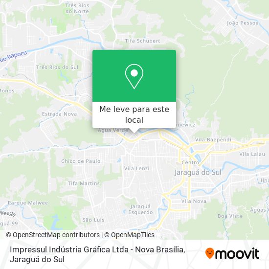 Impressul Indústria Gráfica Ltda - Nova Brasília mapa
