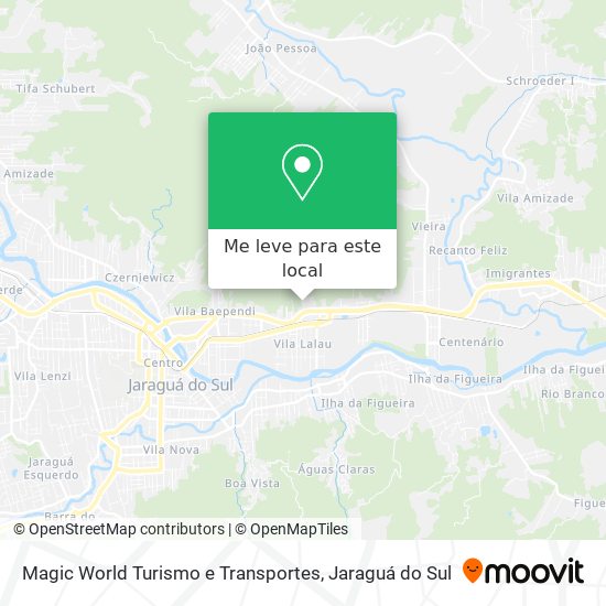 Magic World Turismo e Transportes mapa