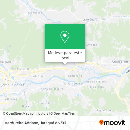 Verdureira Adriane mapa