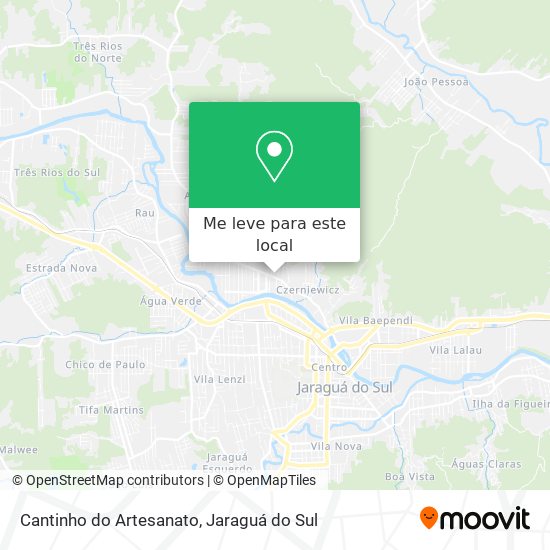 Cantinho do Artesanato mapa