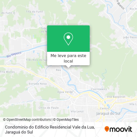 Condominio do Edificio Residencial Vale da Lua mapa