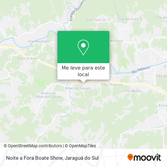 Noite a Fora Boate Show mapa