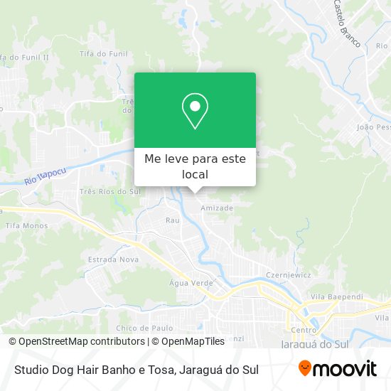 Studio Dog Hair Banho e Tosa mapa
