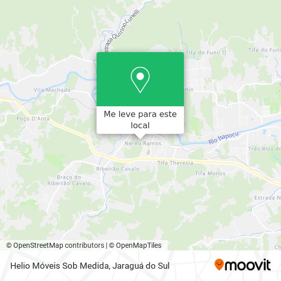 Helio Móveis Sob Medida mapa