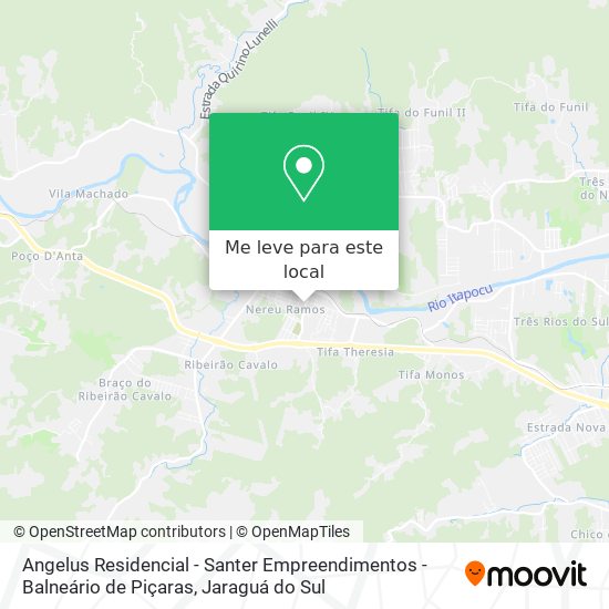 Angelus Residencial - Santer Empreendimentos - Balneário de Piçaras mapa