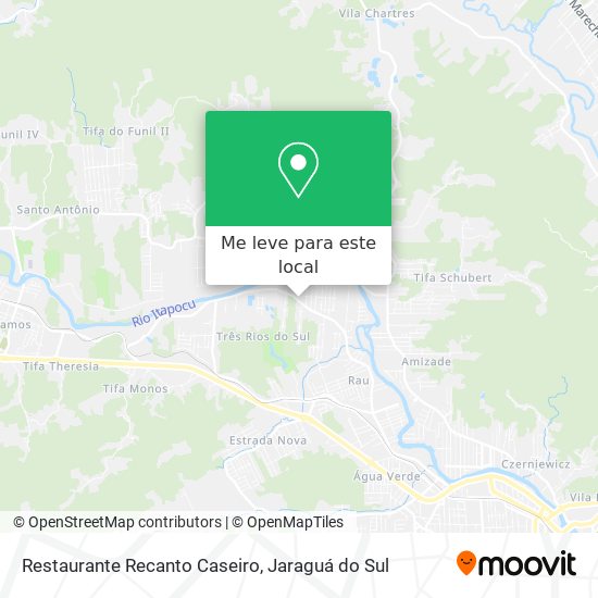 Restaurante Recanto Caseiro mapa