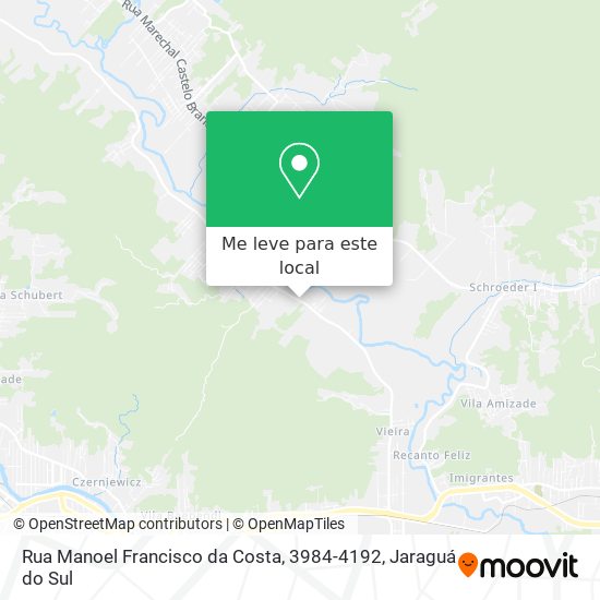 Rua Manoel Francisco da Costa, 3984-4192 mapa