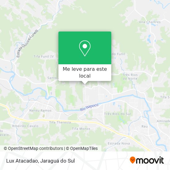 Lux Atacadao mapa