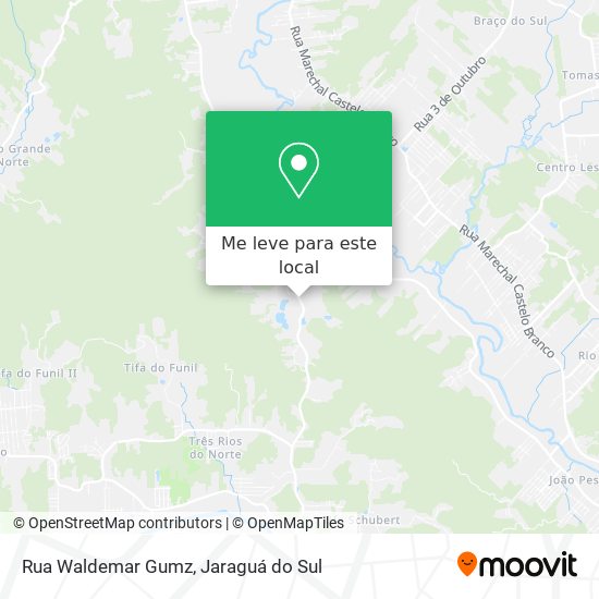 Rua Waldemar Gumz mapa