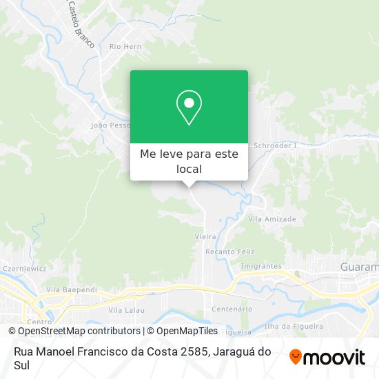 Rua Manoel Francisco da Costa 2585 mapa