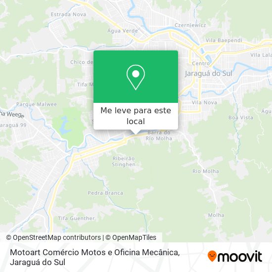 Motoart Comércio Motos e Oficina Mecânica mapa