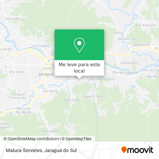 Maluce Sorvetes mapa