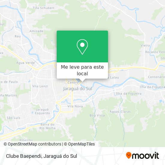 Clube Baependi mapa