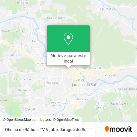 Oficina de Rádio e TV Vijobe mapa