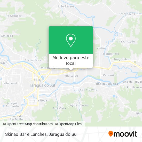 Skinao Bar e Lanches mapa
