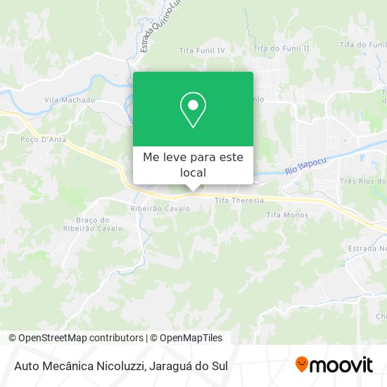 Auto Mecânica Nicoluzzi mapa